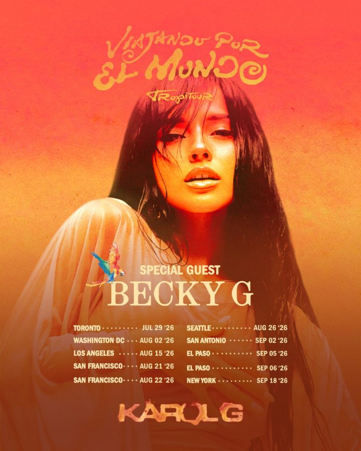Becky G Joins KAROL G’s ‘Viajando Por El Mundo Tropitour’ for 10 Stadium Dates Across North America