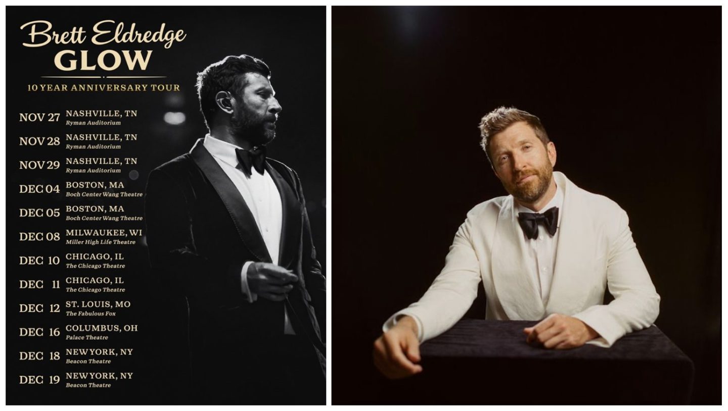 Brett Eldredge Celebrates 10 Years of “Glow” with 12-Date Anniversary Tour
