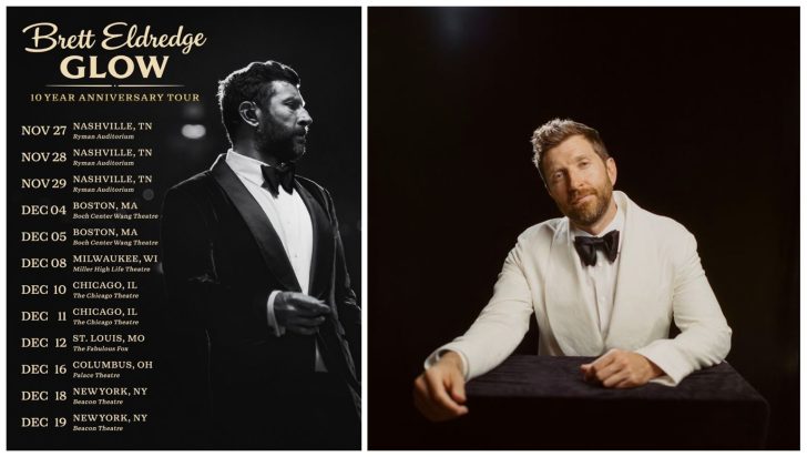 Brett Eldredge Celebrates 10 Years of “Glow” with 12-Date Anniversary Tour
