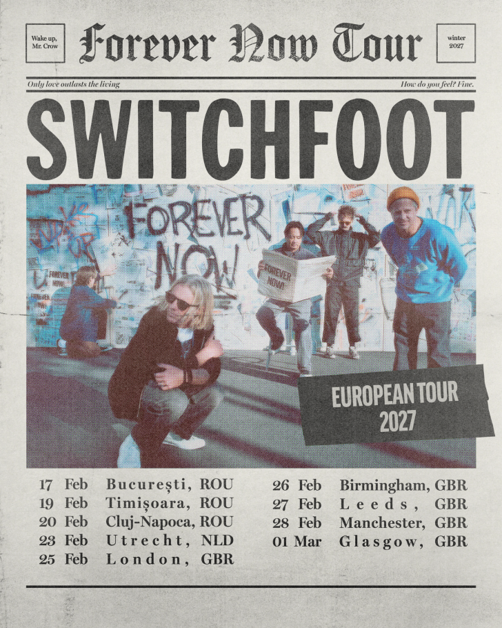 Switchfoot Add Nine European Dates to ‘Forever Now Tour’ in 2027